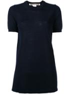 Comme Des Garçons Short Sleeve Jumper, Women's, Size: Small, Blue, Wool