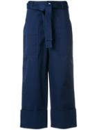 Philosophy Di Lorenzo Serafini Cropped Trousers - Blue