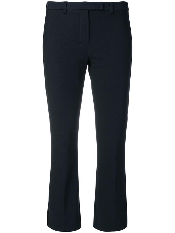 's Max Mara Bootcut Cropped Trousers - Blue