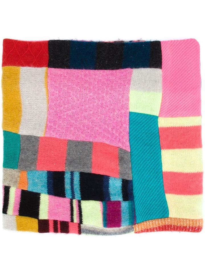 The Elder Statesman Patchwork Scarf