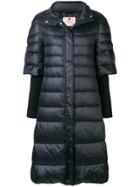 Twin-set Long Padded Coat - Black