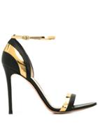 Gianvito Rossi Two-tone High-heeled Sandals - Black