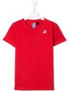 K Way Kids Teen Logo Patch T-shirt - Red