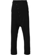 Alchemy Drop Crotch Track Pants, Men's, Size: S, Black, Cotton/spandex/elastane