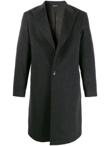 Tonello Single-breasted Buttoned Coat - Grey