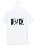 Zadig & Voltaire Kids - Rock Print T-shirt - Kids - Cotton - 4 Yrs, White