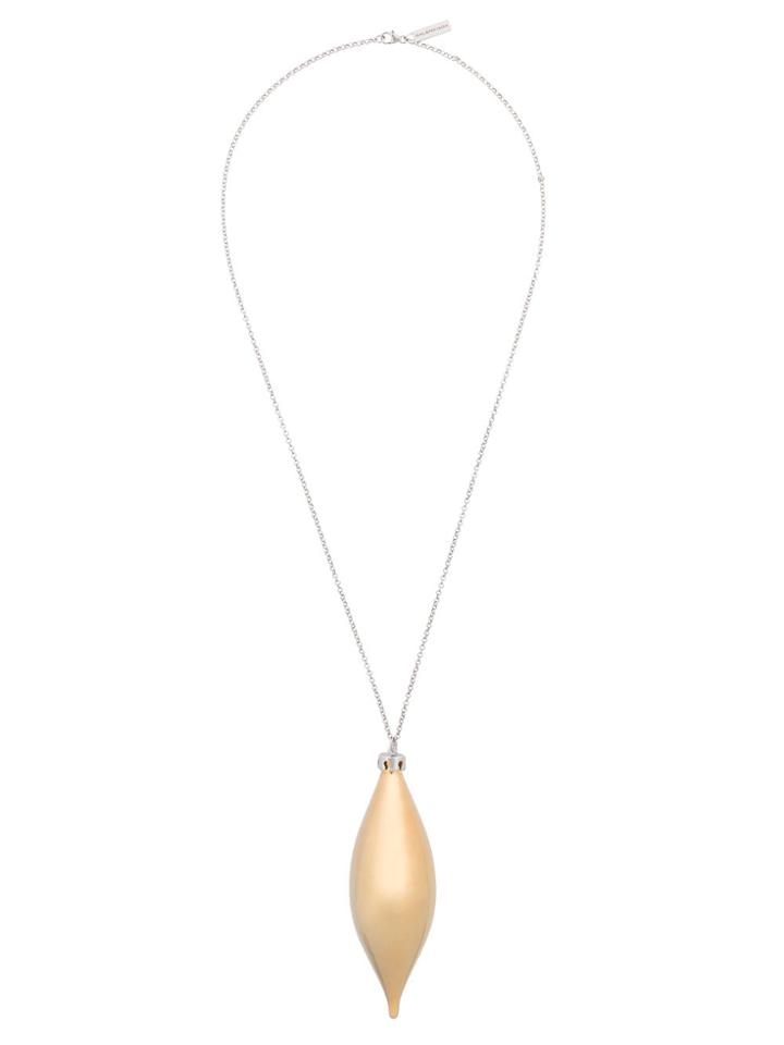 Balenciaga December Pendant Necklace - Metallic