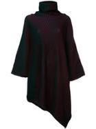 Issey Miyake Knitted Roll Neck Dress - Black