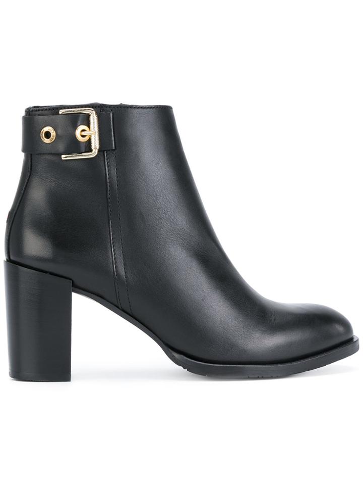 Tommy Hilfiger Heeled Ankle Boots - Black