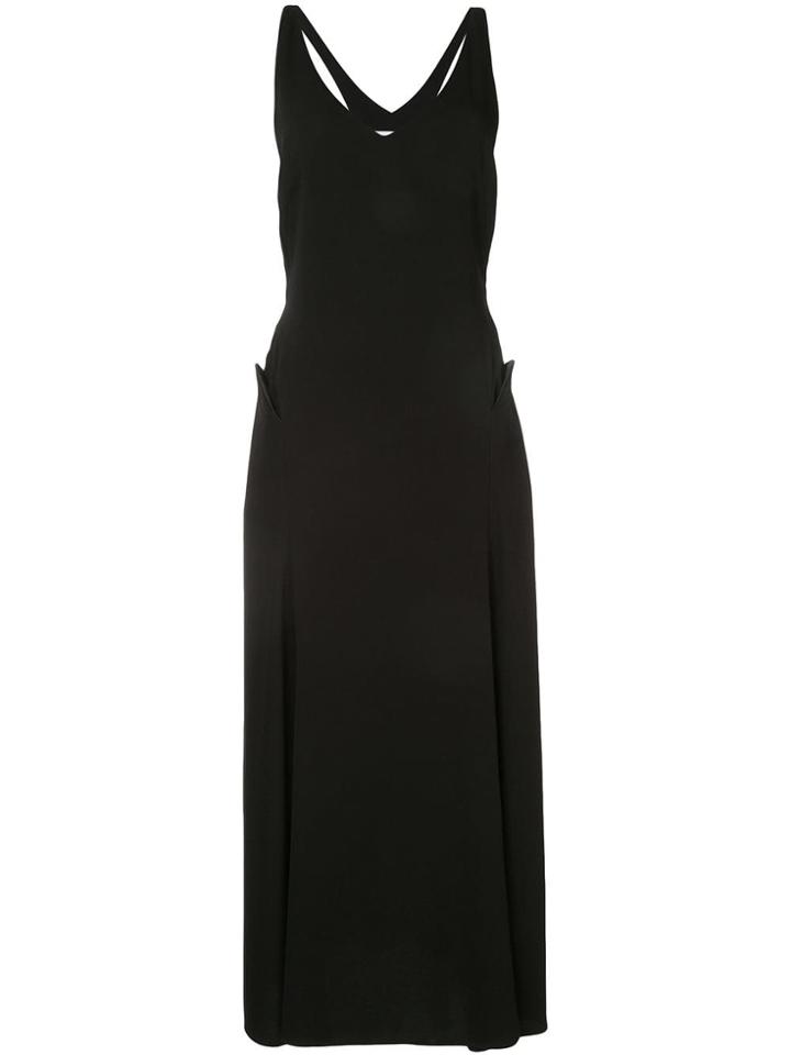 Christopher Esber Elongated T-back Dress - Black