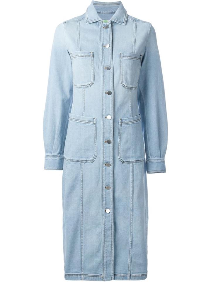 Stella Mccartney Denim Dress, Women's, Size: 42, Blue, Cotton/spandex/elastane