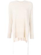 Theory - Cashmere Knitted Sweater - Women - Cashmere - S, Nude/neutrals, Cashmere