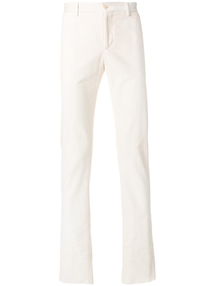 Etro Ribbed Detail Pants - Nude & Neutrals