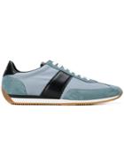 Tom Ford Lace-up Panelled Sneakers - Blue