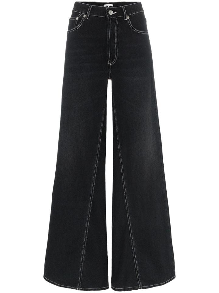 Ganni Rienzi Wide Legged Jeans - Blue