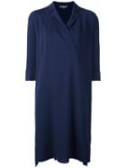 Salvatore Ferragamo Shirt Dress, Women's, Size: 40, Blue, Silk