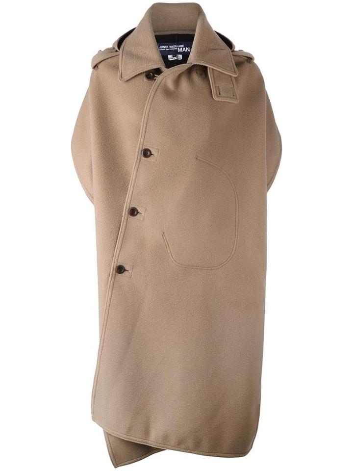 Junya Watanabe Comme Des Garçons Man Single Breasted Coat, Men's, Size: Medium, Nylon/wool
