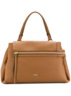 Hogan Horizontal Shopper Tote Bag - Brown