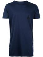 Matthew Miller - Chest Print T-shirt - Men - Cotton - S, Blue, Cotton