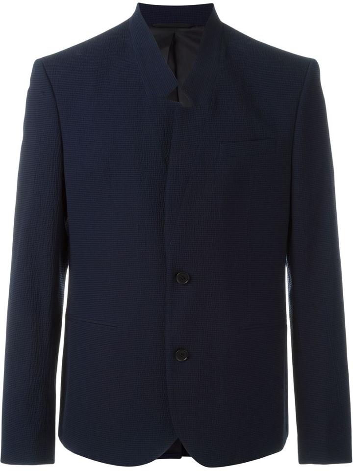 Carven Seersucker Blazer