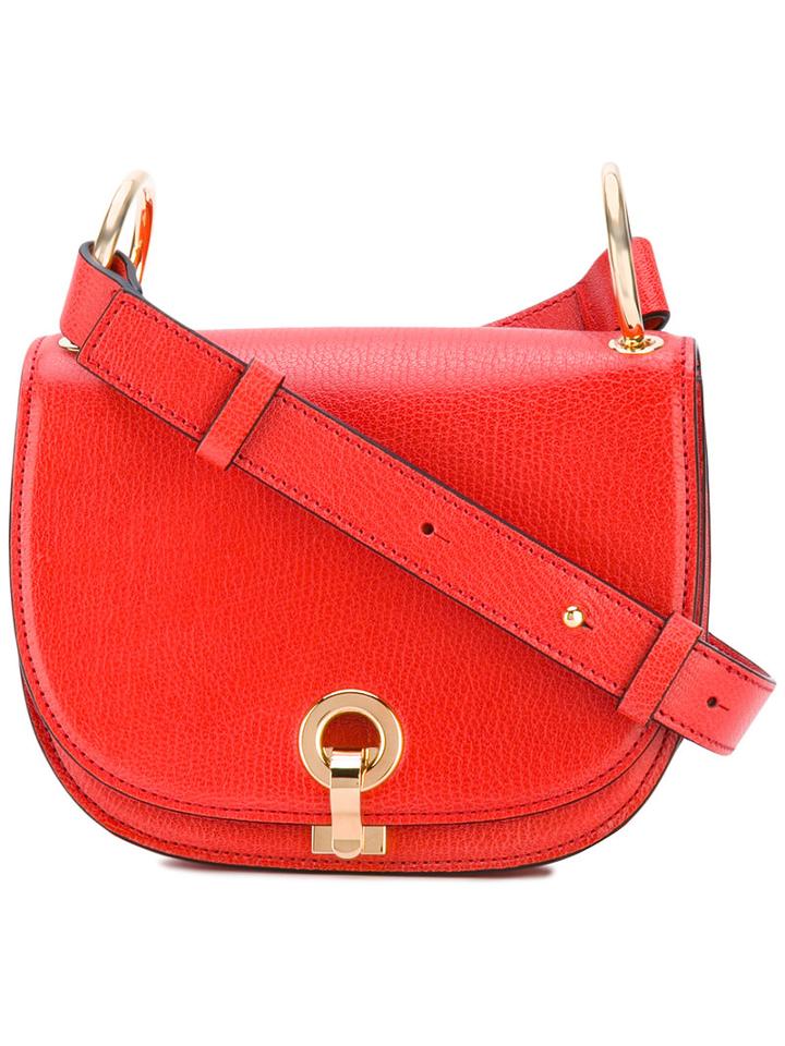 Marni - Classic Cross Body Satchel - Women - Goat Skin/cotton/polyurethane/brass - One Size, Yellow/orange, Goat Skin/cotton/polyurethane/brass