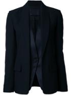 Alexander Wang Tuxedo Layered Blazer, Women's, Size: 0, Black, Viscose/wool
