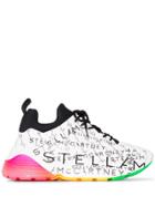 Stella Mccartney Eclypse Logo Graffiti Sneakers - White