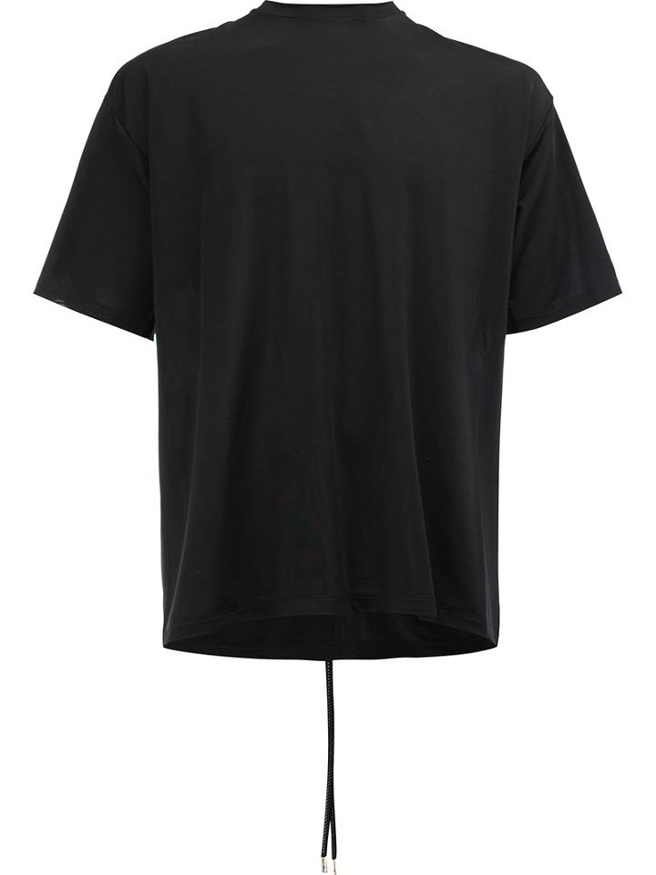 Y / Project Closed Neck T-shirt, Men's, Size: Small, Black, Spandex/elastane/viscose