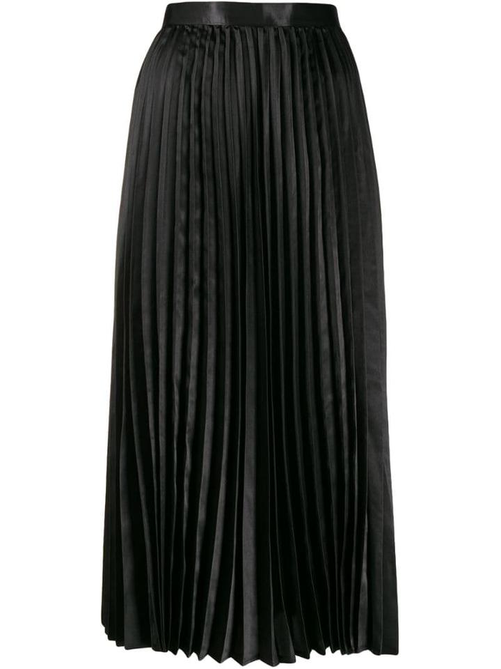 Junya Watanabe High-waisted Pleated Skirt - Black