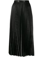 Junya Watanabe High-waisted Pleated Skirt - Black