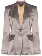 Situationist Single-breasted Blazer - Grey