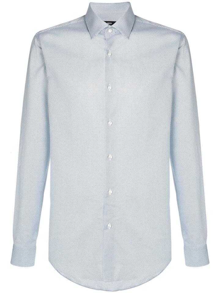 Boss Hugo Boss Micro Dot Printed Shirt - White