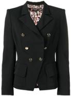 Elisabetta Franchi Double-breasted Blazer - Black