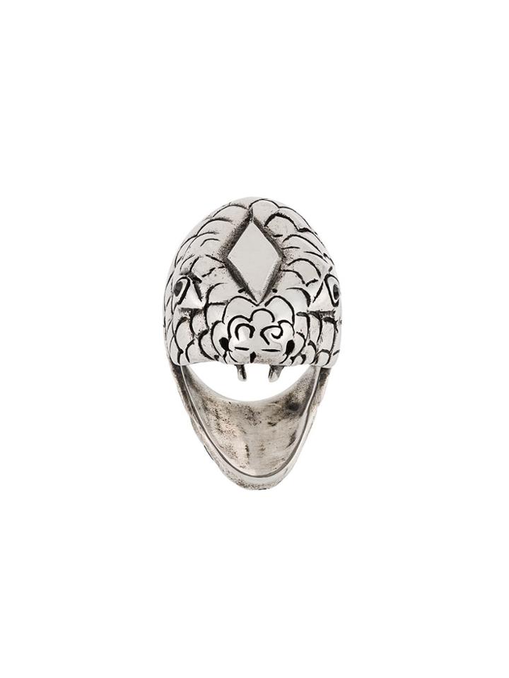 Saint Laurent Serpent Ring - Metallic