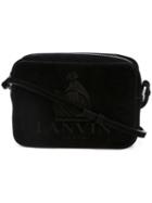 Lanvin 'so Lanvin' Crossbody Bag, Women's, Black, Calf Leather/polyester/cotton