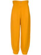 Lilly Sarti High Waisted Clochard Trousers - Yellow & Orange