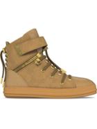 Myswear Regent Hi-top Sneakers, Men's, Size: 40, Nude/neutrals, Nappa Leather/suede/rubber