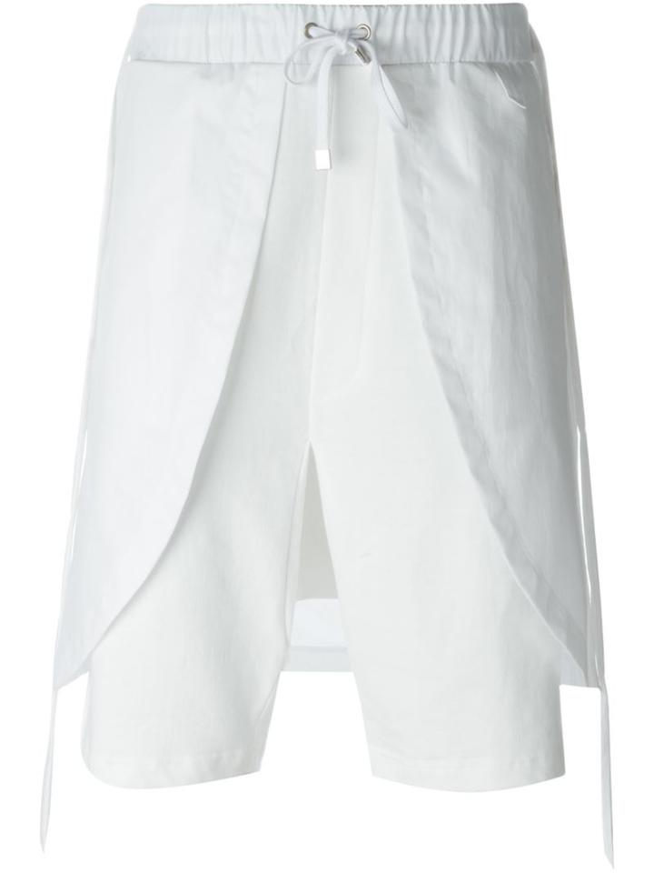 D.gnak Back Panel Track Shorts