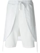 D.gnak Back Panel Track Shorts