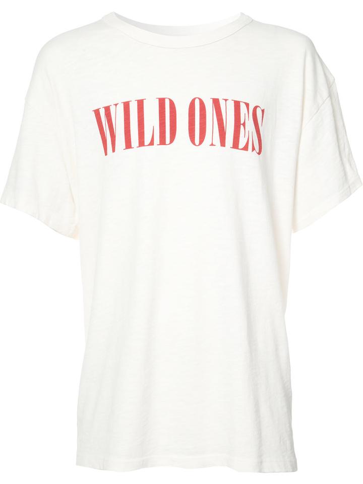 Amiri - Wild Ones Print T-shirt - Men - Cotton - Xs, White, Cotton