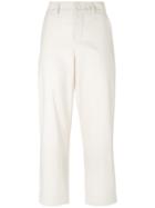 Toogood Tapered Cropped Trousers - Nude & Neutrals
