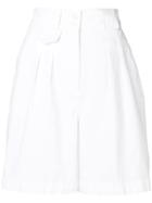 Etro High Waist Shorts - White