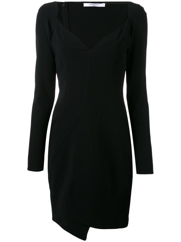 Givenchy Fitted Seam Dress - Black