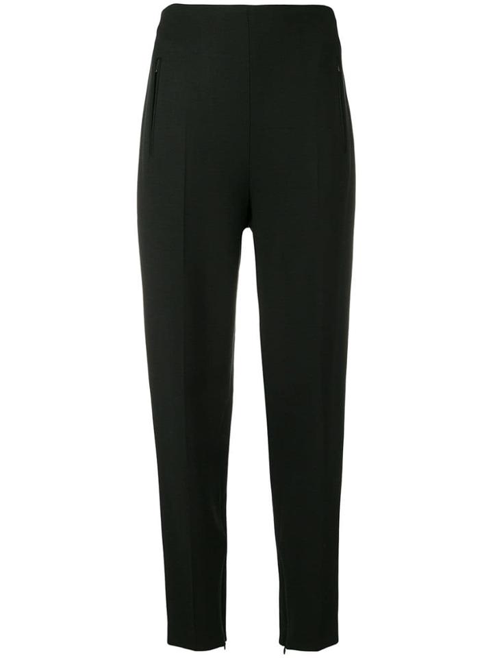 The Row Cat Tapered Trousers - Black