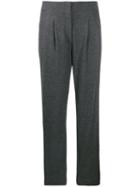 Luisa Cerano High-waisted Trousers - Grey
