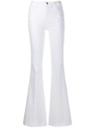 J Brand Belted Straight Leg Jeans - White