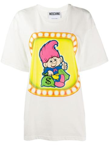 Moschino Troll Print T-shirt - White