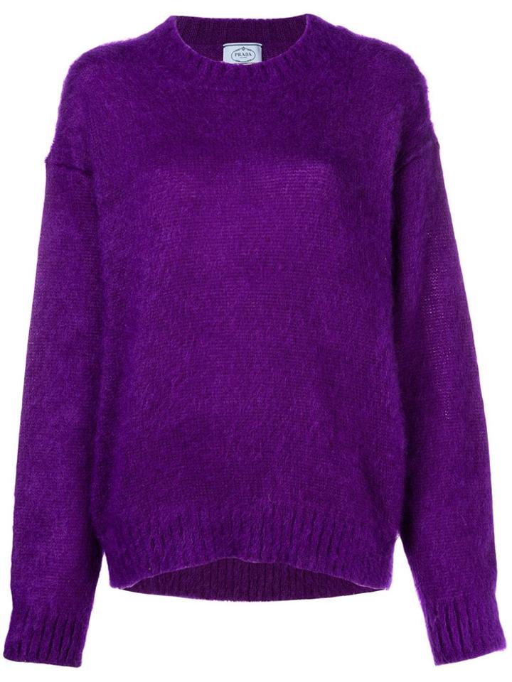 Prada Oversized Jumper - Pink & Purple