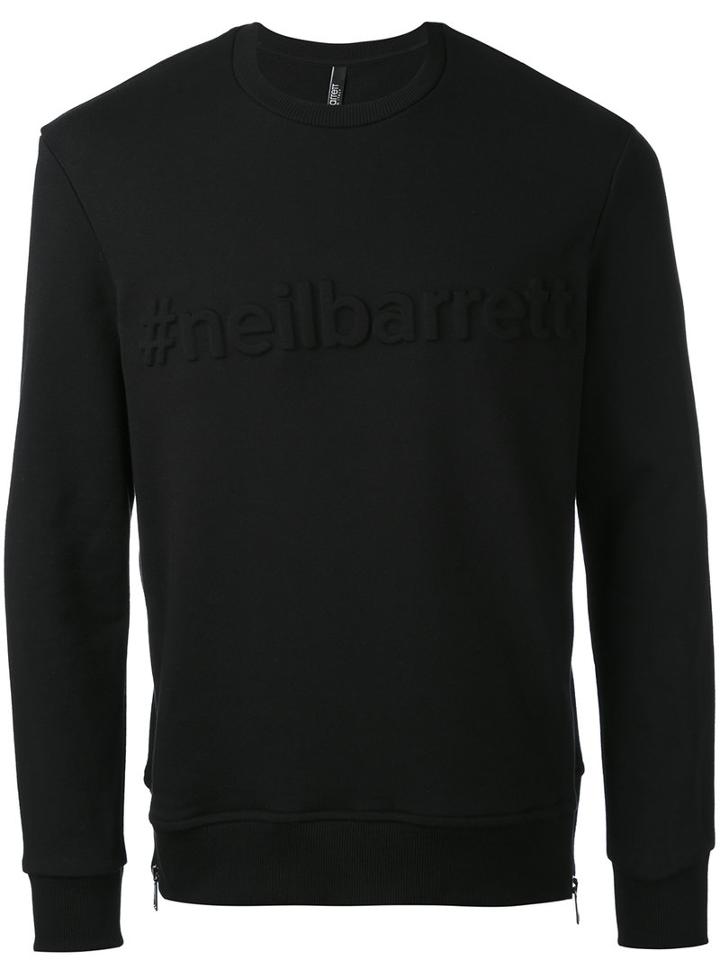 Knitted Sweater - Men - Cotton/spandex/elastane/viscose - M, Black, Cotton/spandex/elastane/viscose, Neil Barrett
