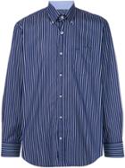 Paul & Shark Striped Long Sleeves Shirt - Blue